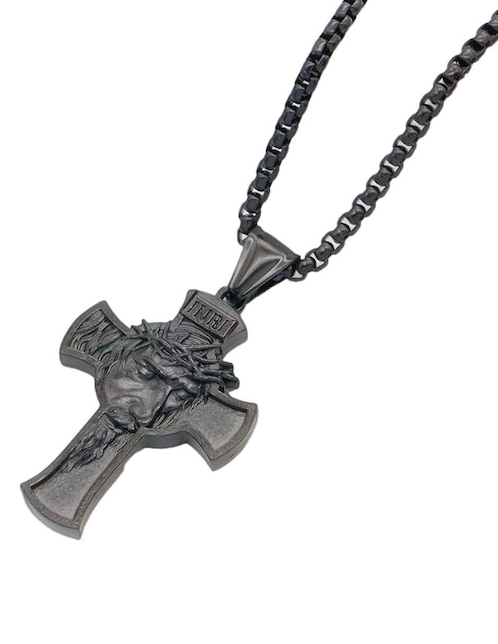 Collar con dije de cruz 1