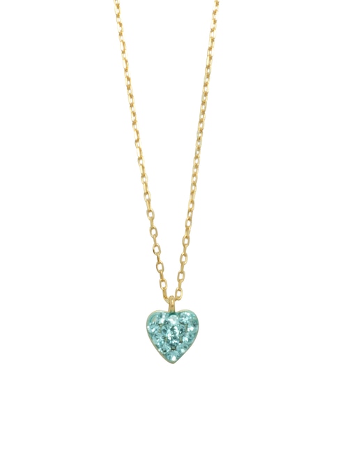 Collar de corazón Shamballa de plata P 925 1