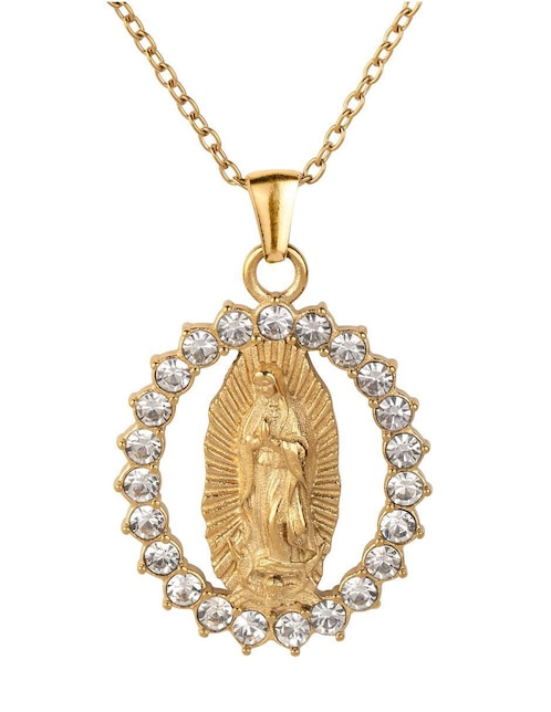 Collar de virgen luckyly Olia y Daya de baño de oro 18 k
