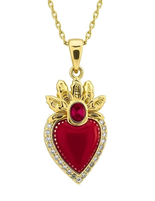 Collar de corazón Zvezda Aurore 18 K