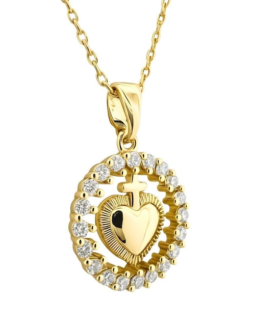 Collar de corazón Aurore 18 k 1