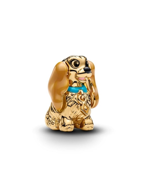 Charm de perro Disney x Pandora La dama y el vagabundo de plata P 925
