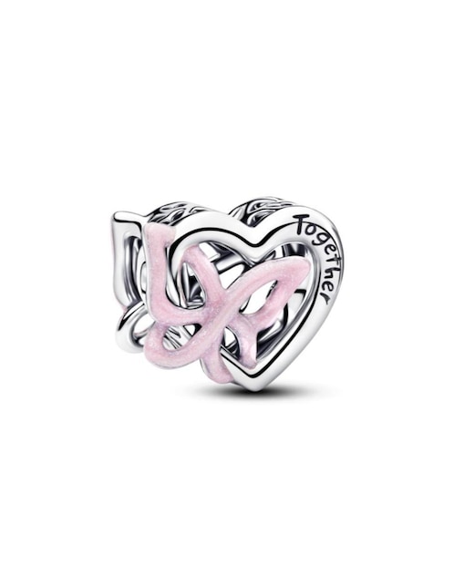 Charm de corazón Moments de plata P 925