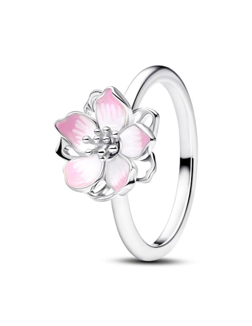 Anillo de flor P 925 de plata 1