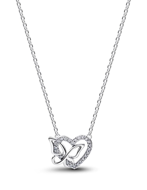 Collar de corazón Moments de plata P 925