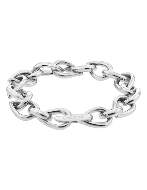 Brazalete Calvin Klein Sculptured Drops acabado brillante