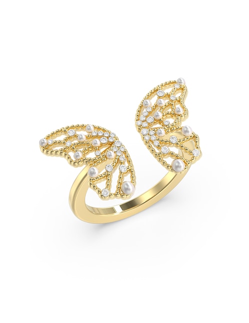 Anillo de mariposa Borboleta circonita pavé 1
