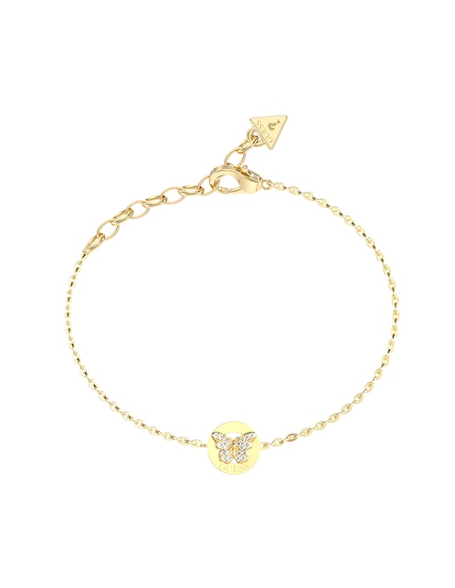 Brazalete Guess con circonita Borboleta acabado pavé
