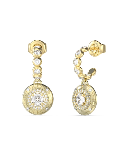 Aretes cortos Sparks con acabado pavé circonita 1