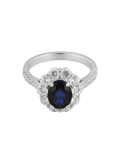 Anillo Gladkova Joyería P 925 de plata zafiro brillante