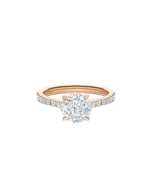 Anillo Gladkova Joyería 14 k de oro amarillo diamante brillante
