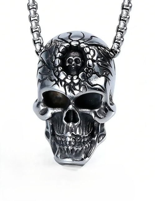 Collar con dije de calavera 1