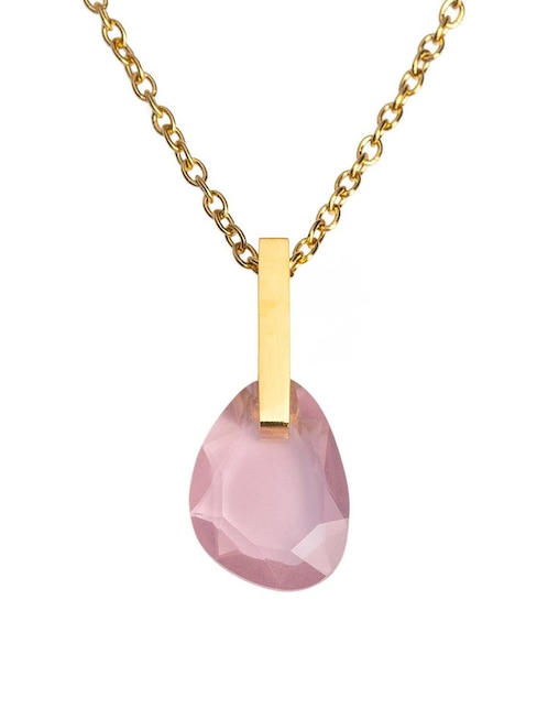 Collar Luckyly 18 k Cristal