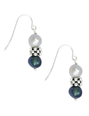 Aretes y collar Anthony Vincent perla