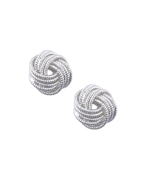 Aretes Nine West con acabado brillante cristal