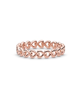 Anillo de corazón Pandora P 925 de plata pulido
