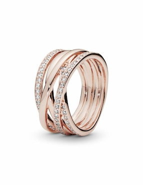 Anillo Pandora P 925 de plata circonita pavé