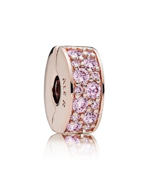 Orphelia Gioiello In Argento 925 Con Zircone Cubico Rosa A Forma Di Palla, Elegante E Senza Tempo