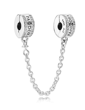 Charm Irregular Pandora De Plata Zirconia Cúbica