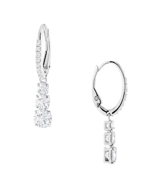Aretes Swarovski con acabado pavé