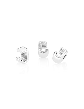 Charm de letras Pandora de plata P 925