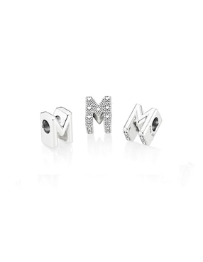 Charm de letras Pandora de plata P 925