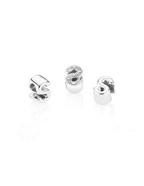 Charm de letras Pandora de plata P 925