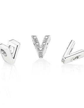 Charm de letras Pandora de plata P 925