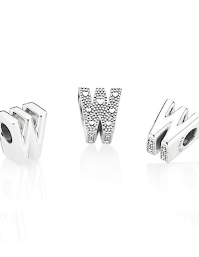Charm de letras Pandora de plata P 925