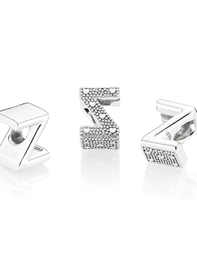Charm de letras Pandora de plata P 925