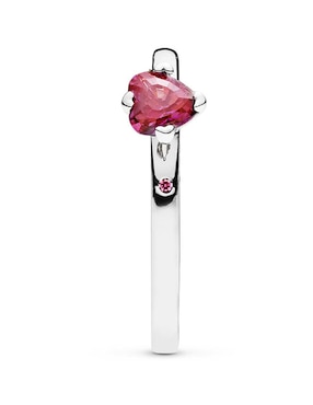 Anillo multi gemas de corazón Pandora P 925 de plata pavé