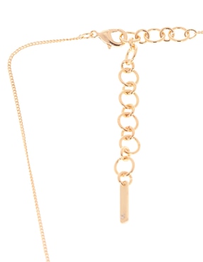 Aretes y collar redondos Nine West cristal