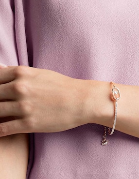 Pulsera Swarovski con acabado pulido