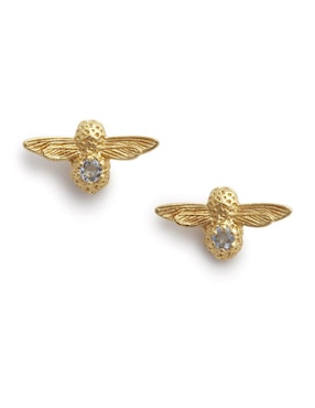 Aretes Olivia Burton con acabado brillante cristal
