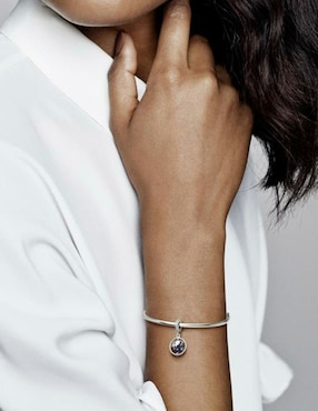 Charm Pandora de plata zirconia cúbica