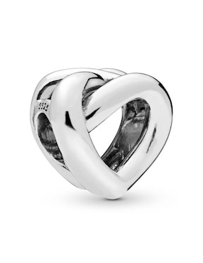 Charm de corazón Pandora de plata P 925