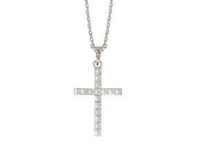 Dije de cruz Artre cristal