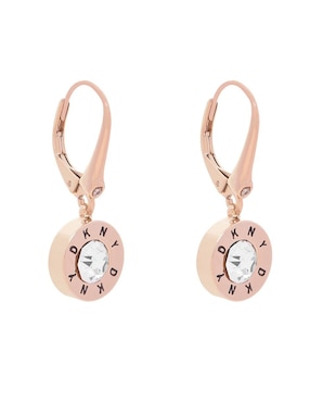 Aretes Dkny con acabado pavé cristal