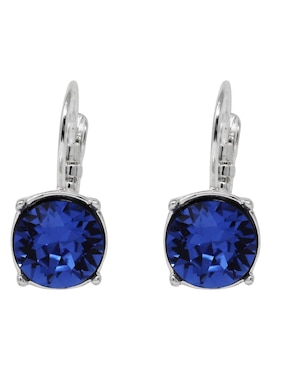 Aretes Nine West con acabado brillante cristal