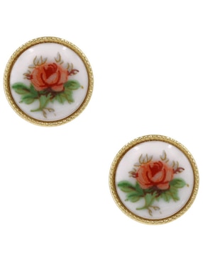 Aretes Carré Porcelana