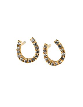 Aretes Luckyly con acabado brillante