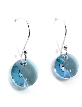 Aretes Zvezda de plata con acabado pavé cristal