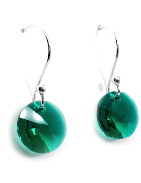 Set aretes y collar Zvezda de plata P 925 cristal