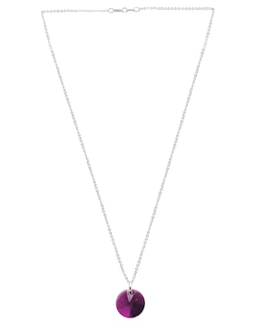 Set aretes y collar Zvezda de plata P 925 cristal