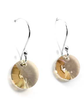Set aretes y collar Zvezda de plata P 925 cristal