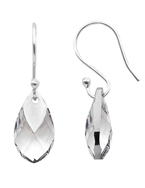Set aretes y collar Zvezda de plata P 925 cristal