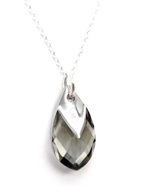 Collar Zvezda Pear Shaped de plata P 925