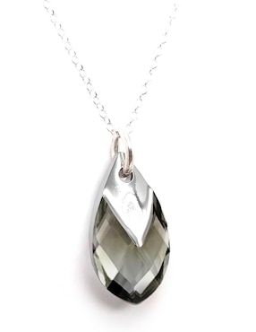 Collar Zvezda Pear Shaped de plata P 925