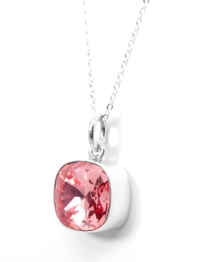 Collar Zvezda Cushion de plata P 925