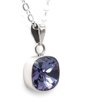 Collar Zvezda Cushion de plata P 925